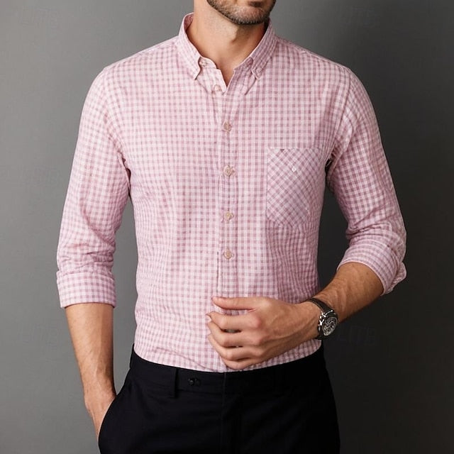 Shirt Button Men's Up Beach Casual Summer