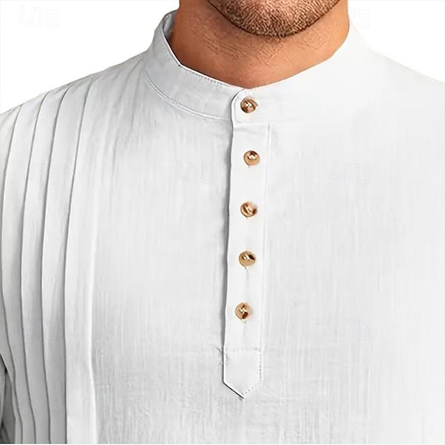 White Muslim Dark Thobe Shirt Black Blue Robe Navy Men's