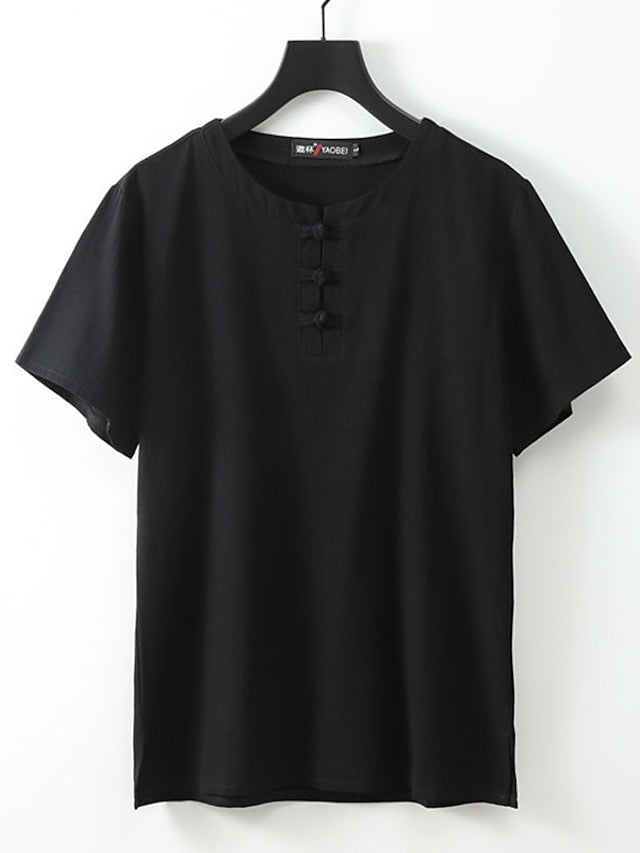 Summer Beach Vacation Plain Shirt Men's Casual