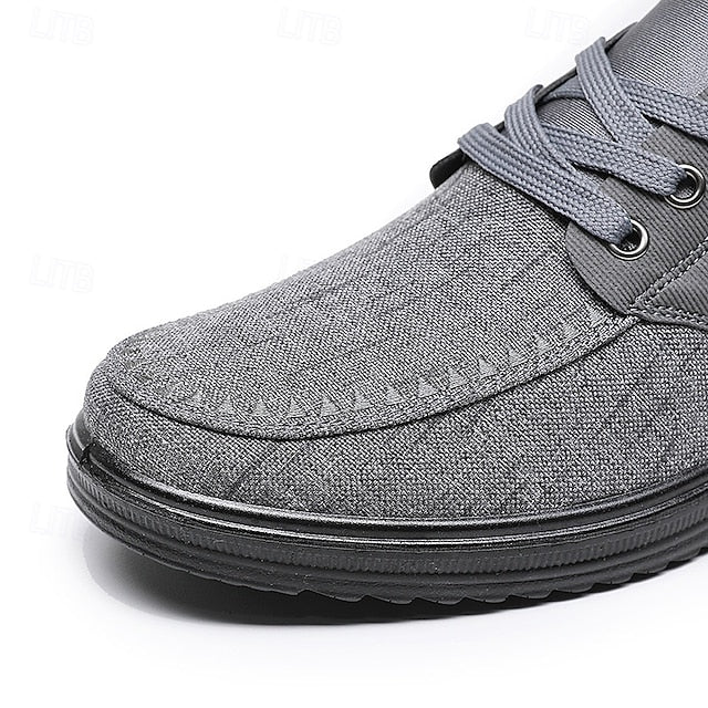 Grey Men's Olive with Sneakers Casual and Stylish Green