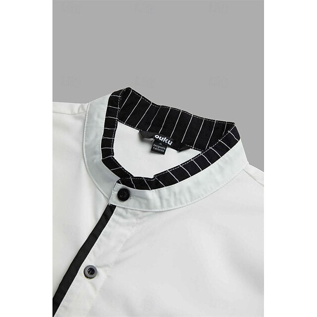 Men's Band Dress Summer Collar Shirt