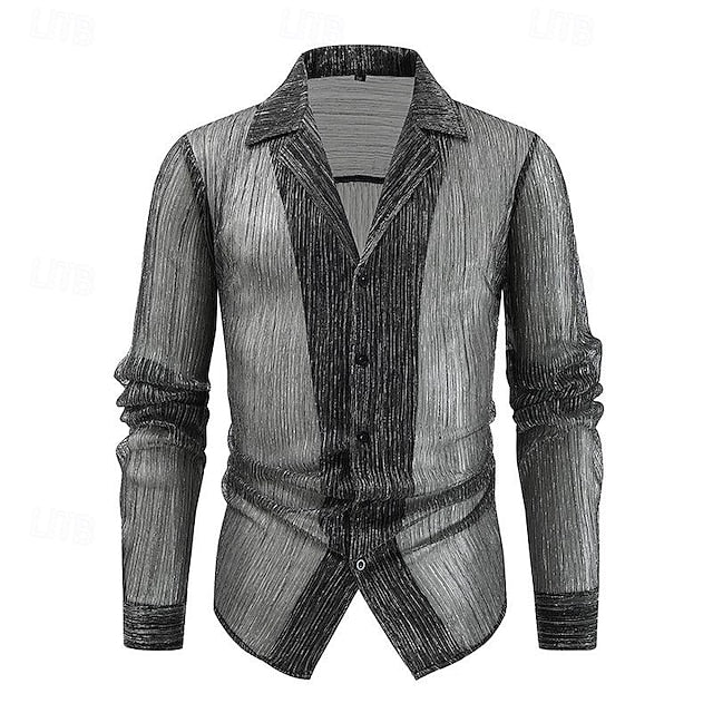 Men's Button Casual Shirt Up Beach Summer