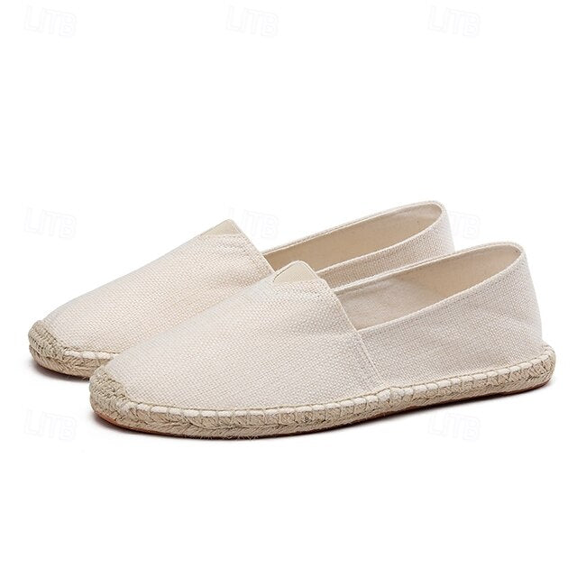 Navy Blue Canvas – Casual Shoes Slip-On Lightweight Men's