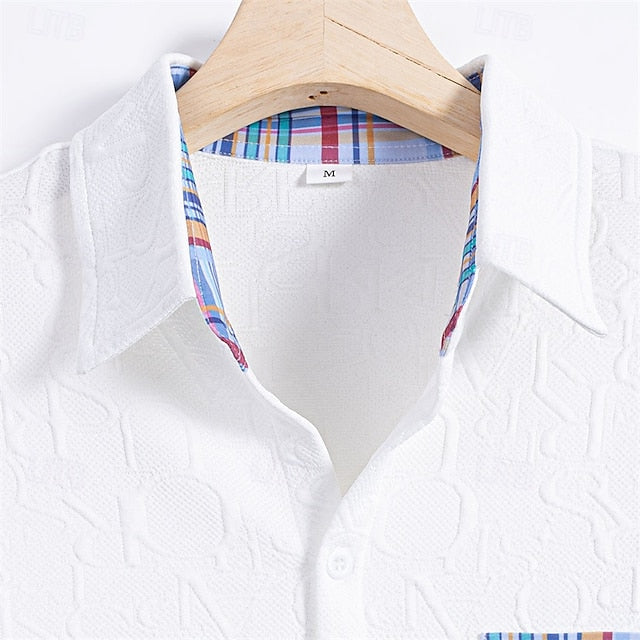 Shirt Up Casual Button Summer Beach Men's
