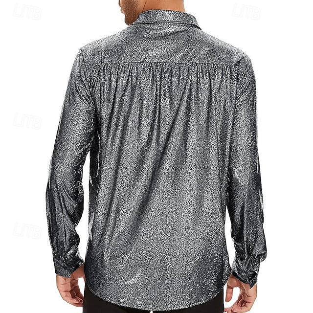 Shirt Summer Wear Casual Satin Men's Beach