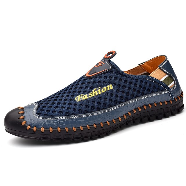 Casual Men's Shoes Mesh Lightweight Slip-On Breathable –