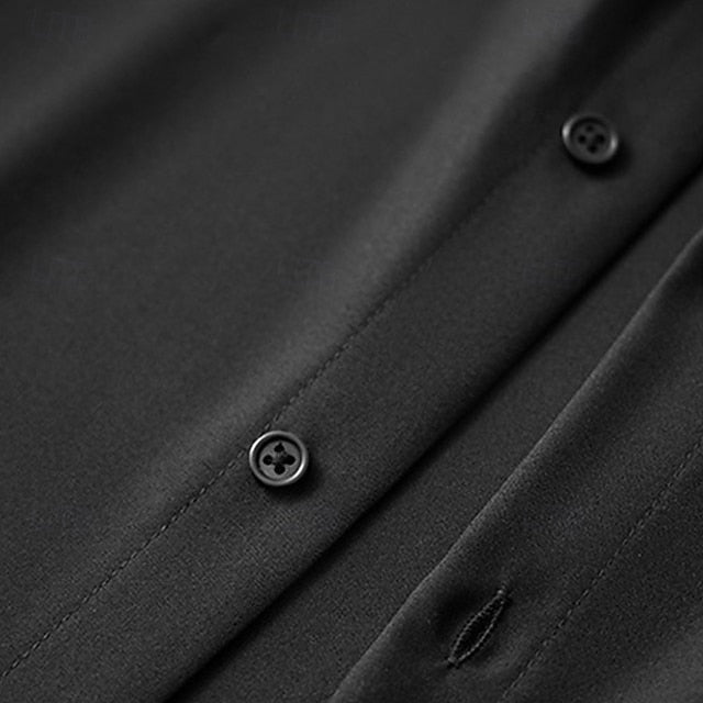 Shirt Casual Up Summer Button Men's Beach