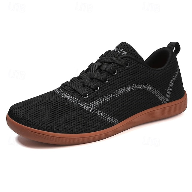 Sneakers Orange Bright Sole Men's – with Knit White