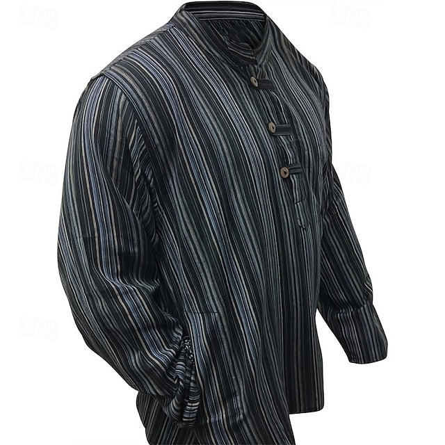 Popover Shirt Men's Casual Summer Beach