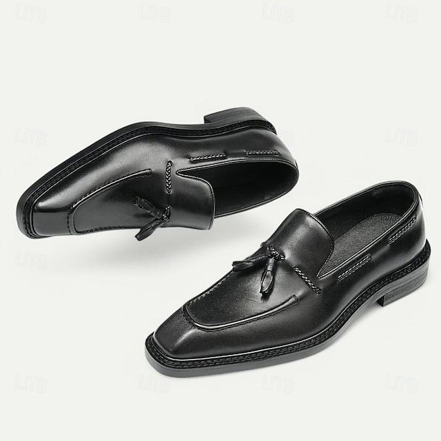 Men's Loafers - Handmade Premium Brown Genuine Leather