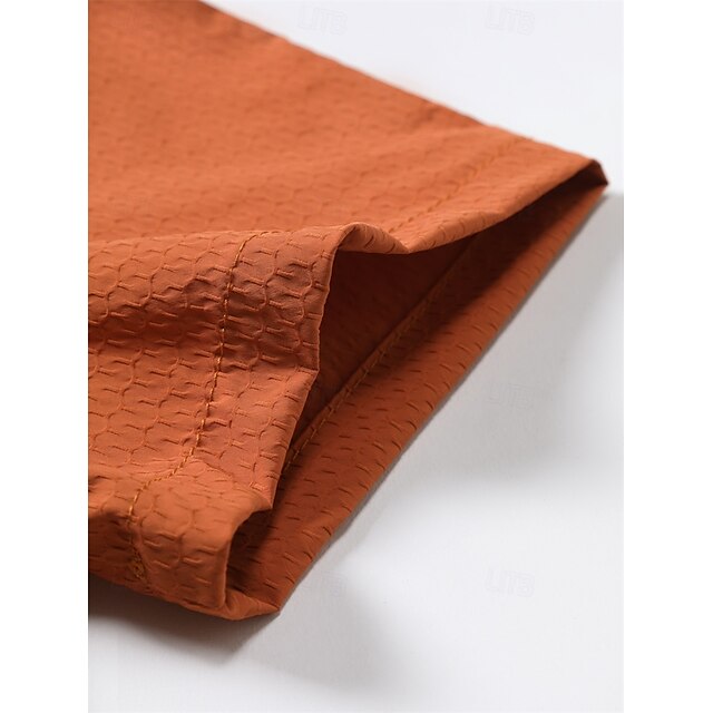 Button Casual Men's Summer Shirt Up