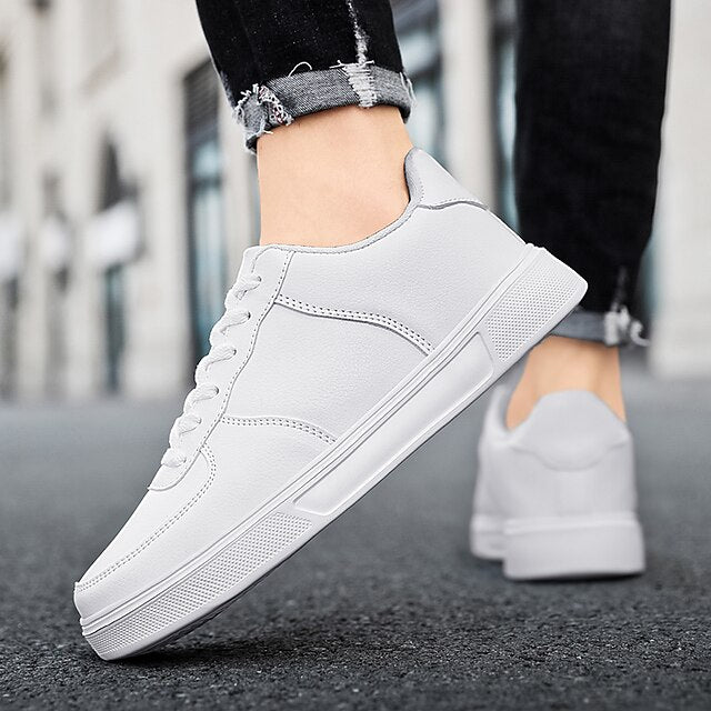 Shoes White Daily Walking Casual Retro Sneakers Men's
