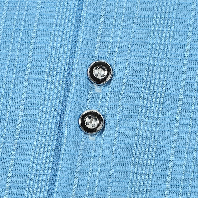 Summer Men's Shirt Button Up Beach Casual