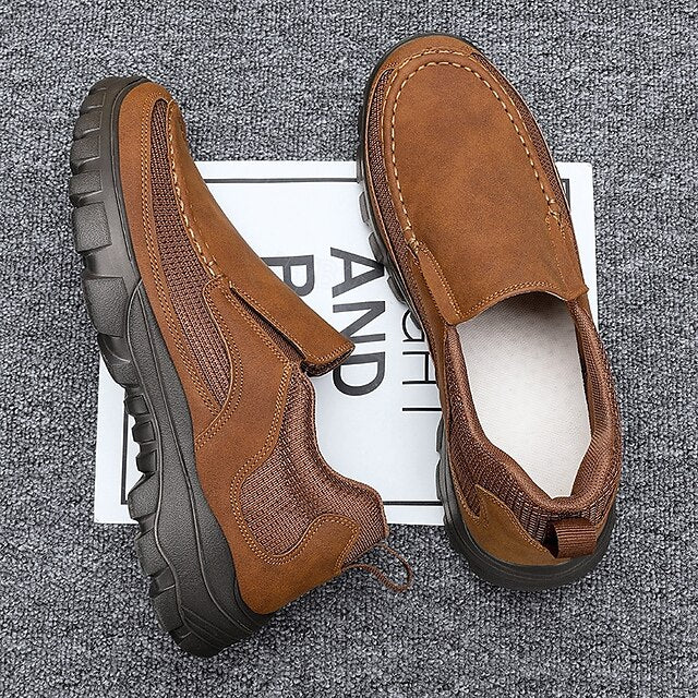 Design Maroon Stylish Sandals Men's with Perforated Slip-On