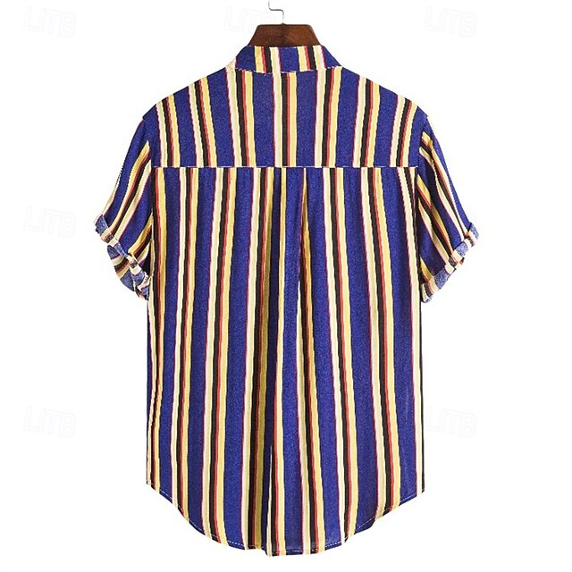 Popover Summer Beach Casual Shirt Men's