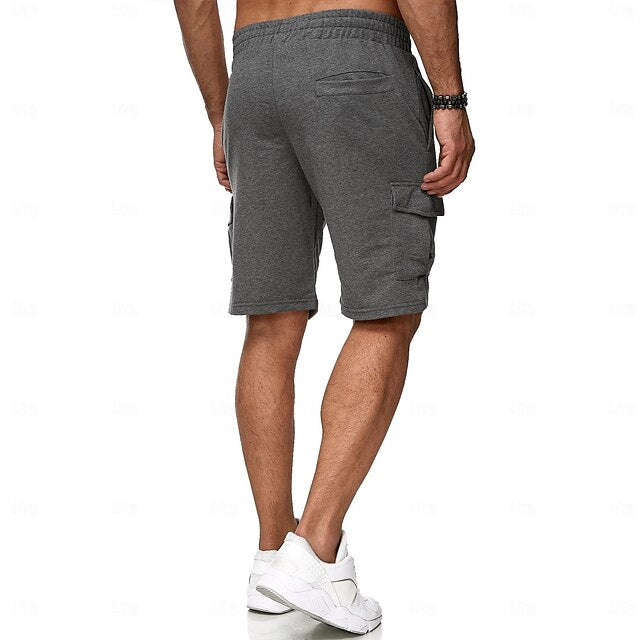 Drawstring Casual Athletic Men's Sweat Shorts