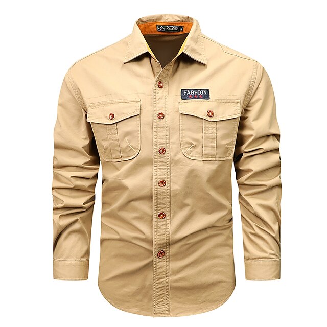 Beach Shirt Casual Summer Plaid Men's