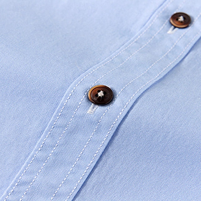 Casual Button Men's Up Beach Shirt Summer
