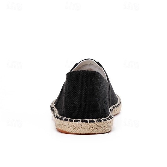 Navy Blue Canvas – Casual Shoes Slip-On Lightweight Men's