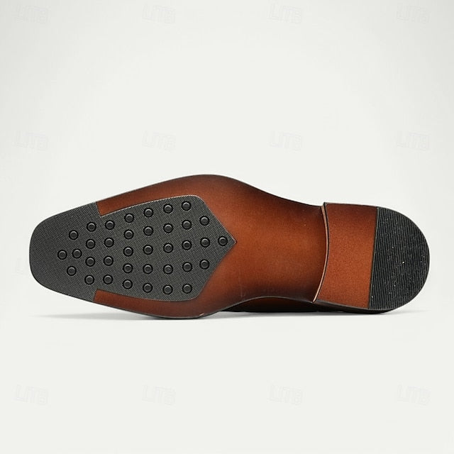 Men's Loafers - Handmade Premium Brown Genuine Leather