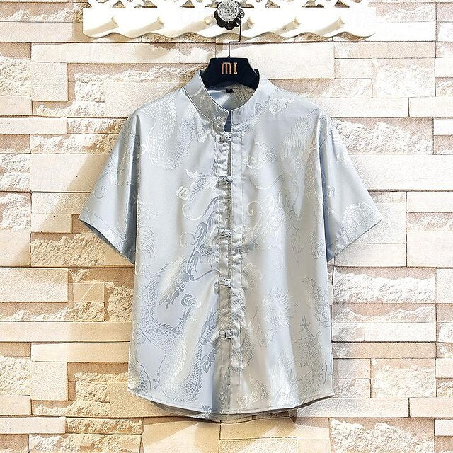 Chinese Shirt Mandarin Collar Men's
