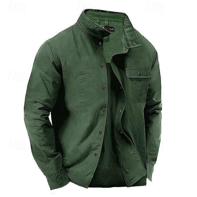 Cargo Men's Summer Up Button Shirt Casual