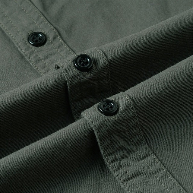 khaki Up Men's Casual Button Shirt Summer
