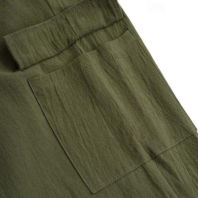 Pants Cargo Trousers Pants Summer Gauze Men's Beach Pants