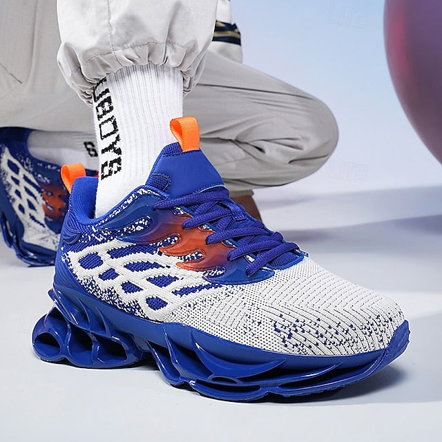 Sneakers with Men's Blue Athletic Sole Hollow Unique