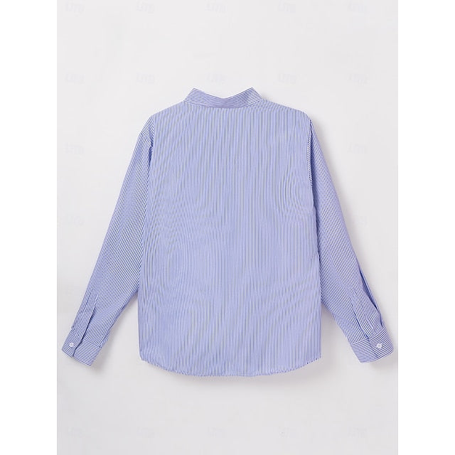 Casual Striped Shirt Summer Men's Button