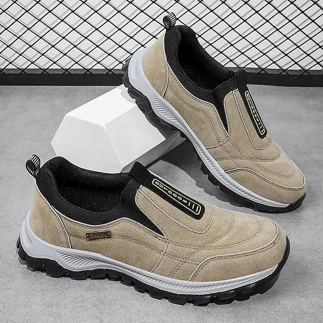 Walking Men's Sneakers Vintage Casual Outdoor Fleece lined