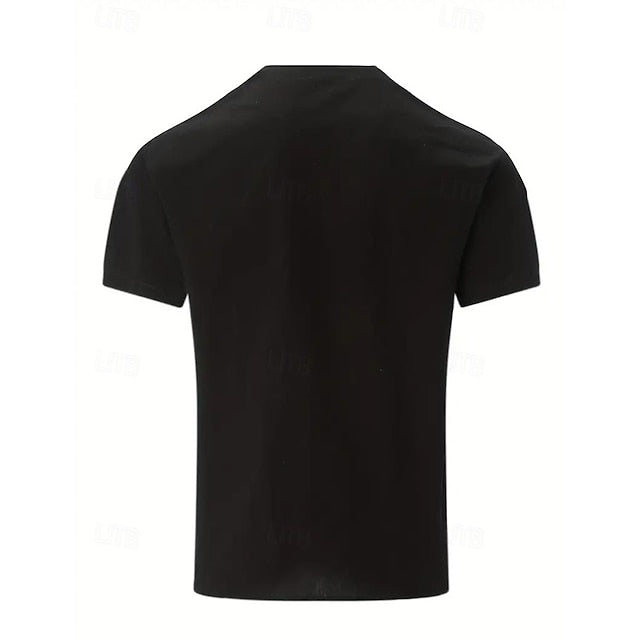 Shirt Summer Band Linen Collar Men's