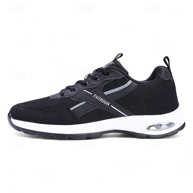 Grey Men Casual Sneakers Fashion and for – White Comfortable
