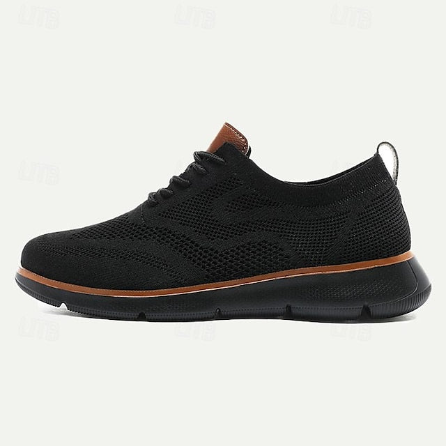 Sneakers Breathable - Knit Casual Men's Lightweight Walking