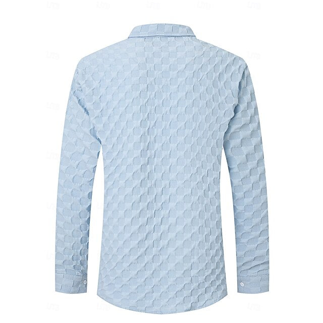 Casual Button Shirt Up Men's Summer
