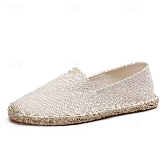Navy Blue Canvas – Casual Shoes Slip-On Lightweight Men's