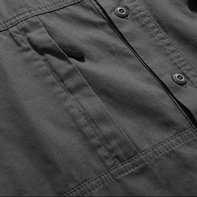 Men's Casual Up Button Shirt Beach Summer
