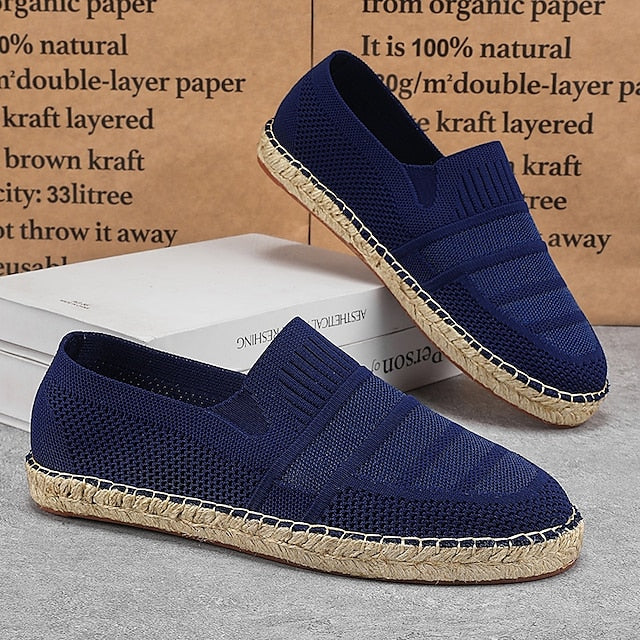 Men's with – Design Vacation Woven Espadrilles Beige