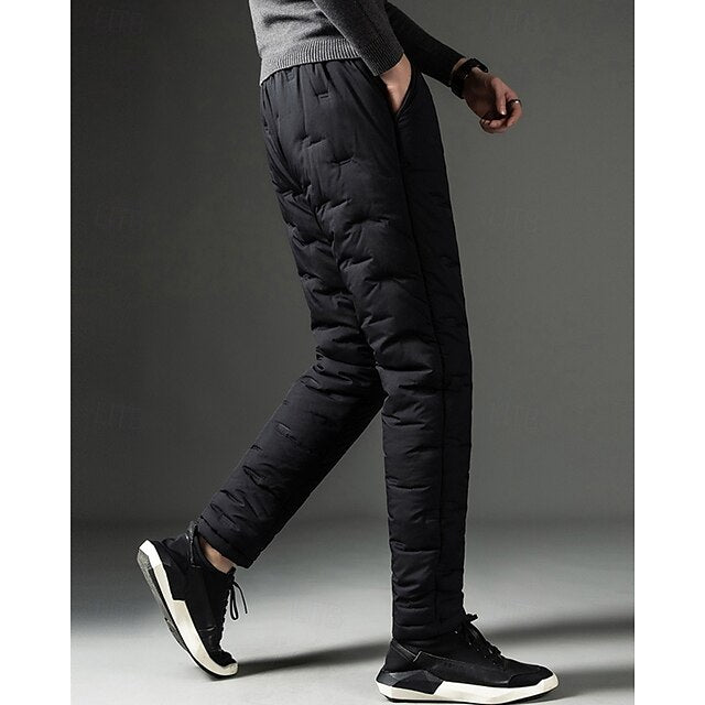 Fleece Men's Pants Trousers Sherpa Joggers Sweatpants