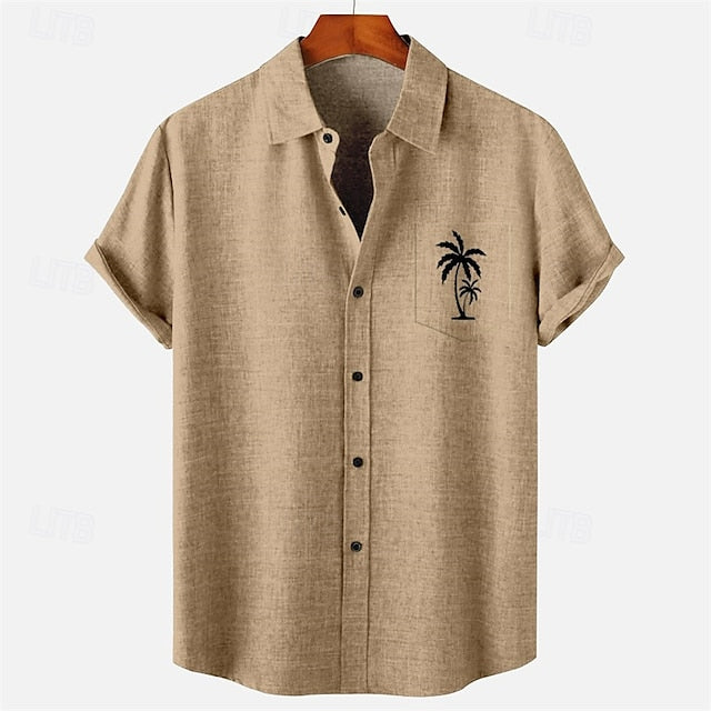Casual Summer Men's Minimalist Shirt Aloha