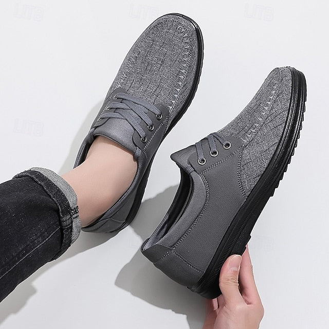 Grey Men's Olive with Sneakers Casual and Stylish Green