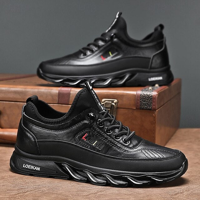 Shoes Men's in Outdoor Black Tan Rugged