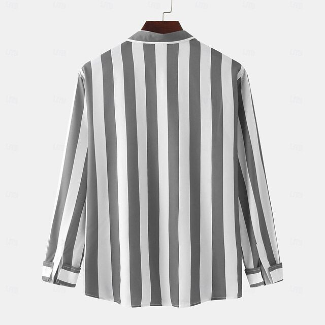 Up Casual Shirt Button Men's Summer