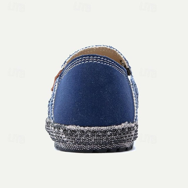 Men's Slip-On Casual Loafers Lightweight Canvas – and