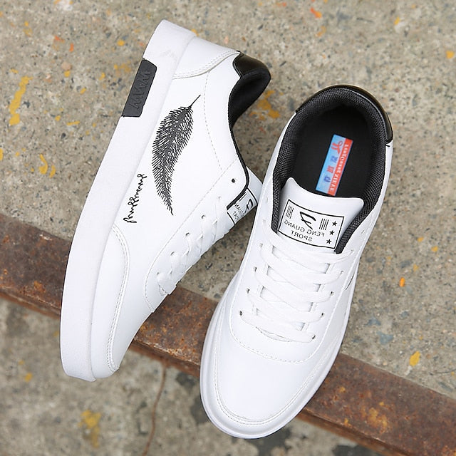 Sneakers Men's Sporty Look Casual White Comfort Shoes