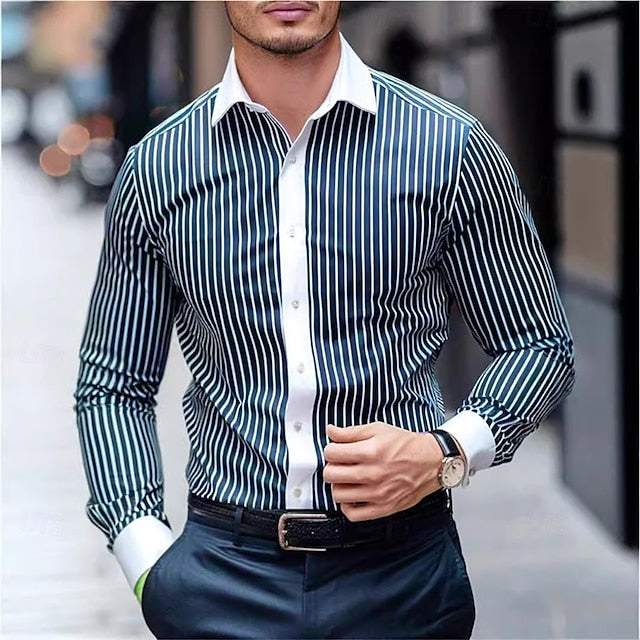 Men's Shirt Casual Collared Beach Summer