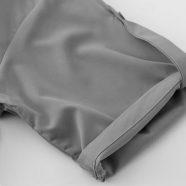 Men's Shirt Linen Popover Beach Summer Wear