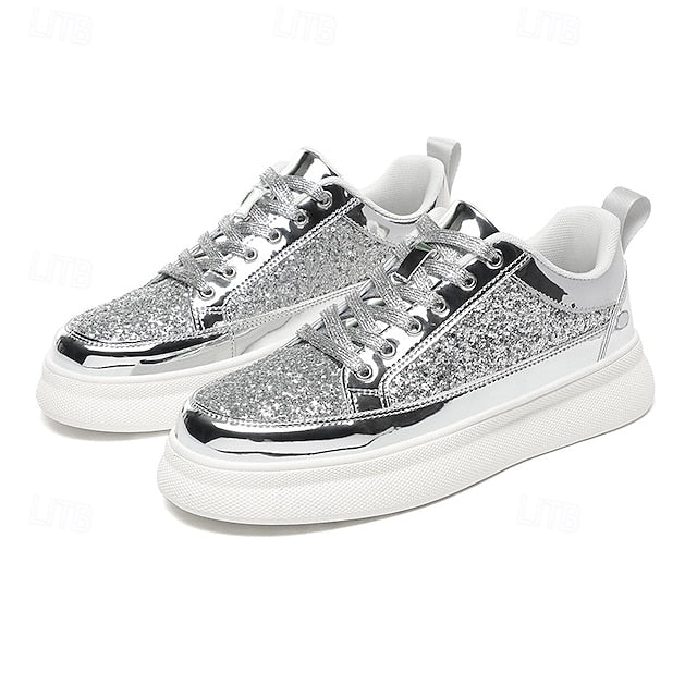 Sneakers Men's Leather Comfortable Slip Casual PU Walking