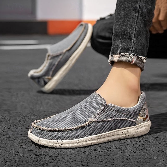 Leather Men's Loafers Slip-On