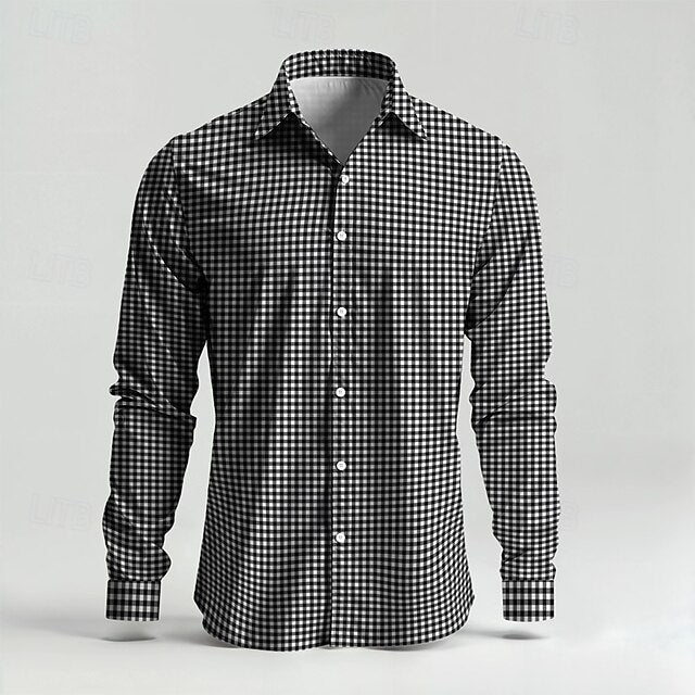Summer Men's Up Casual Button Shirt Beach